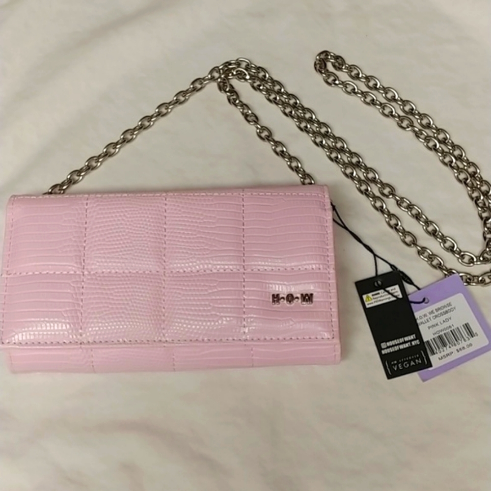 House of Want Crossbody Pink Lady Wallet